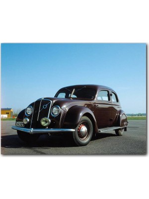 Caka Tablo Ahşap Tablo Volvo PV36 Carioca Kahverengi Modeli