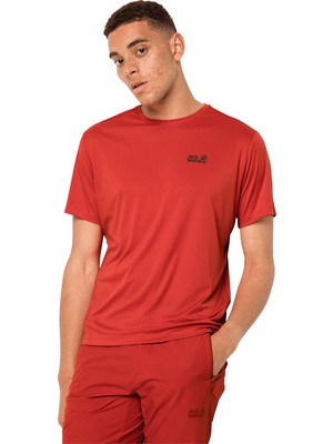 Jack Wolfskin Tech T M Kırmızı Erkek T-Shirt 1807071-2066