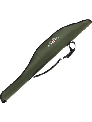 Modibags 90 Cm Makina Bölmeli Sert Olta Kamış Çantası Haki