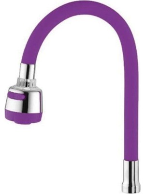Nevo 2 Fonksiyonlu Oynar Başlıklı Kubar Kuğu Musluk Mor