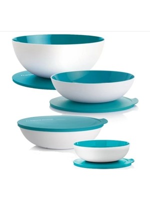 Tupperware Berrak Mavi 4'lü Set