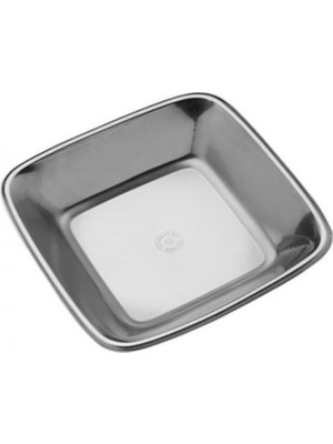 Özbir Paslanmaz Çelik Ekmek Sepeti 22X22X4 Cm