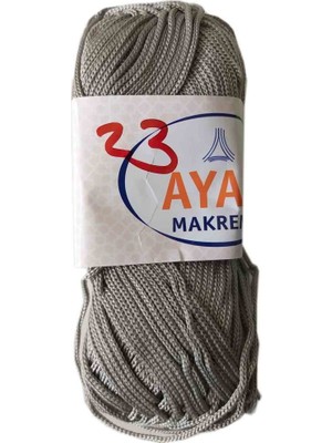 Angel Çanta Akssesuar 100 Gram Polyester Makrome No:23 Gri