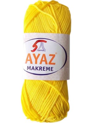 Angel Çanta Akssesuar 100 Gram Polyester Makrome No:5 Sarı