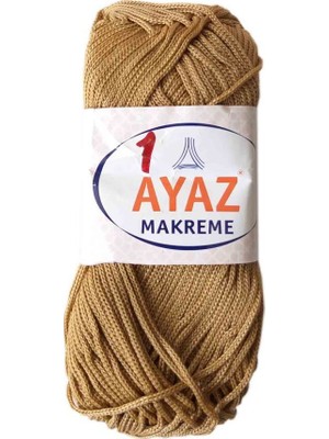 Angel Çanta Akssesuar 100 Gram Polyester Makrome No:1 Sütlü Kahve