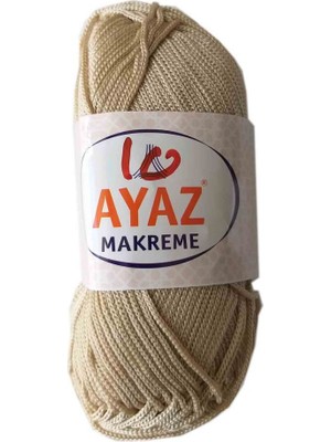 Angel Çanta Akssesuar 100 Gram Polyester Makrome No:10 Bej