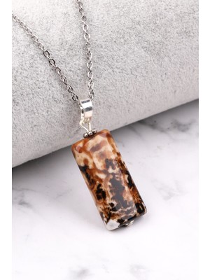 Alibaba Doğaltaş Akik Doğal Taş Kolye