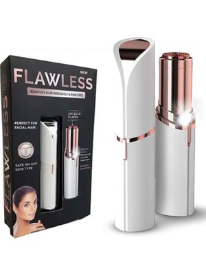 Flawless Yüz Tüy Temizleyici Epilasyon Aleti Hipoalerjenik Normal Ciltler İçin Kompakt Tasarım