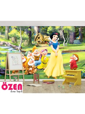 Özel Duvarlar Pamuk Prenses ve Yedi Cüceler