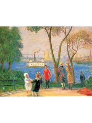 Tablosan Carl Schurz Park New York Kanvas Tablo