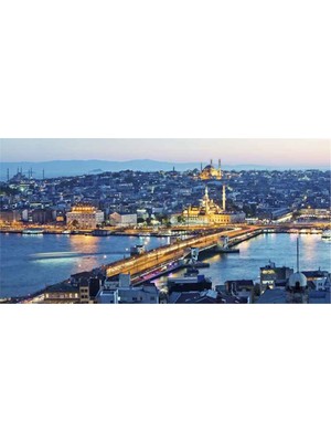 Tablosan Gece Haliç Kanvas Tablo