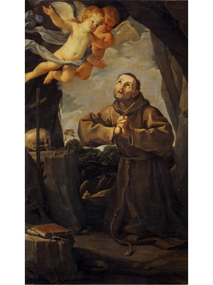 Tablosan Kutsal Esin Gelen Aziz Kanvas Tablo