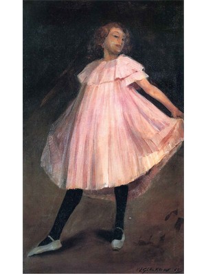 Tablosan Dancer İn Pink Dress Kanvas Tablo