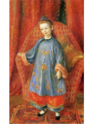 Tablosan The Artists Daughter İn Chinese Costume Kanvas Tablo