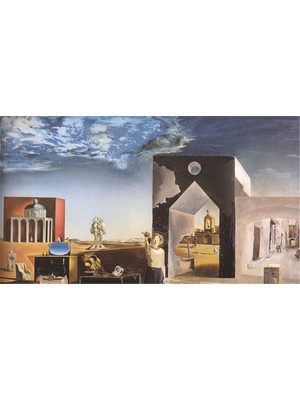 Tablosan Dali Suburbs Kanvas Tablo