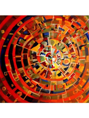 Tablosan Soyut Görsel Kanvas Tablo