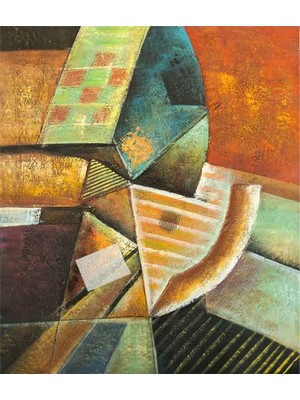 Tablosan Soyut Görsel Kanvas Tablo