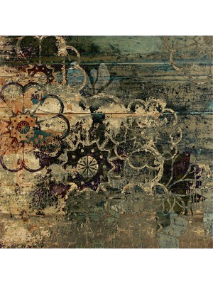 Tablosan Çiçek Desenli Tasarım Kanvas Tablo