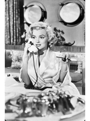 Tablosan Siyah Beyaz Marilyn Monroe Kanvas Tablo