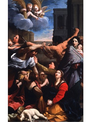 Tablosan Masum Çocukların Katliamı Kanvas Tablo