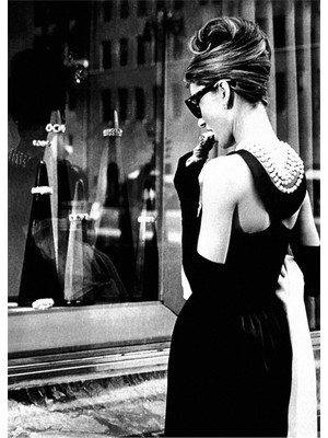 Tablosan Siyah Beyaz Audrey Hepburn Kanvas Tablo