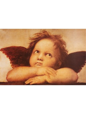 Tablosan Baş Melek Rafaelin Kanvas Tablo