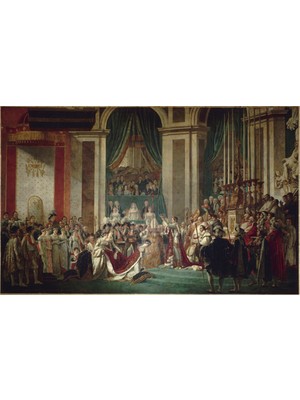 Tablosan Le Sacre De Napoleon Kanvas Tablo