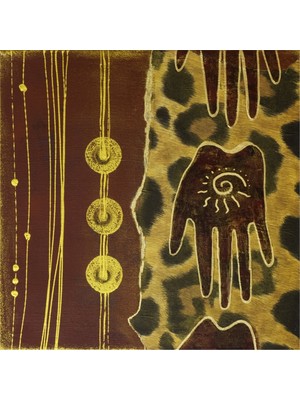Tablosan Etnik Motif Kanvas Tablo