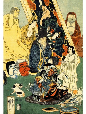 Tablosan Japon Sanatı Kanvas Tablo