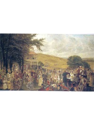 Tablosan Lawn At Goodwood Kanvas Tablo