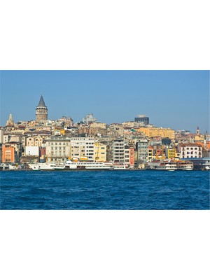 Tablosan Galata Kulesi Kanvas Tablo