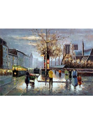 Tablosan İnsan Topluluğu Kanvas Tablo