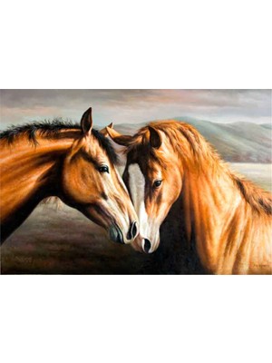 Tablosan Atlar Kanvas Tablo