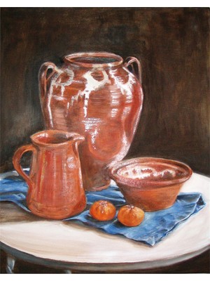 Tablosan Çömlek Kanvas Tablo