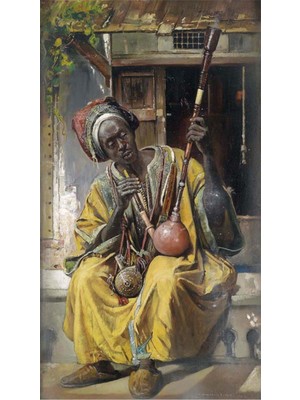 Tablosan Afrikalı Kadın Kanvas Tablo