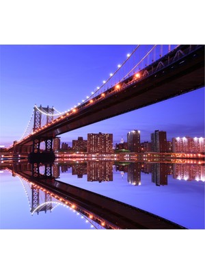 Tablosan New York Gece Kanvas Tablo