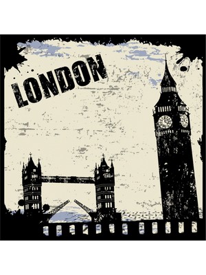 Tablosan Londra Kanvas Tablo