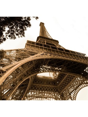 Tablosan Fransa Eyfel Kulesi Kanvas Tablo