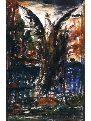 Tablosan Suluboya Nü Kadın Kanvas Tablo