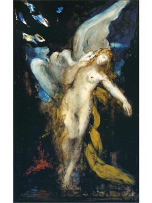 Tablosan Suluboya Nü Kadın Kanvas Tablo