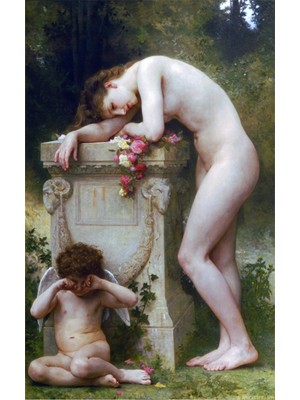 Tablosan Nü ve Melek Kanvas Tablo