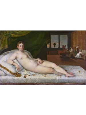 Tablosan Nü ve İnsanlar Kanvas Tablo