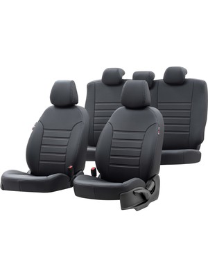 Otom Volkswagen Touran 2003-2015 5 KişiÖzel Üretim Koltuk Kılıfı İstanbul Design Siyah