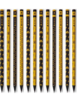 Adel Kurşun Kalem Blackline Arılar 12'li Set