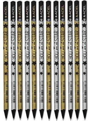 Adel Kurşun Kalem Blackline Star 12'li Set