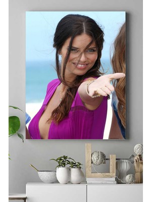 Postermanya Adriana Lima Kanvas Tablo 3 21 x 30 cm
