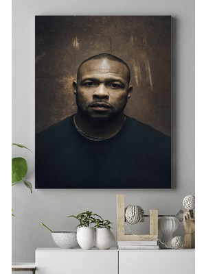 Postermanya Roy Jones Jr Dövüş Kanvas Tablo 21 x 30 cm