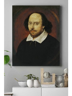 Postermanya Shakespeare Kanvas Tablo 21 x 30 cm