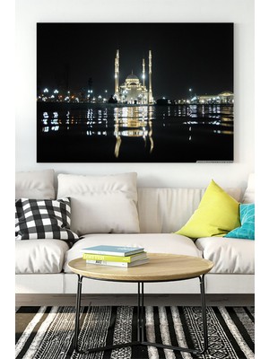 Postermanya Camii Kutsal Mekan Kanvas Tablo 7 21 x 30 cm