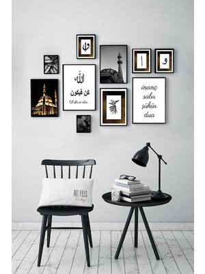 Postermanya Dini Tasarım 10 Parçalı Çerçeve Seti